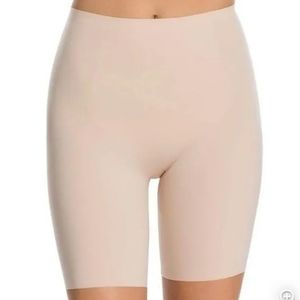 SPANX Thinstincts High-Waisted Mid-Thigh Short Soft Nude Size XL